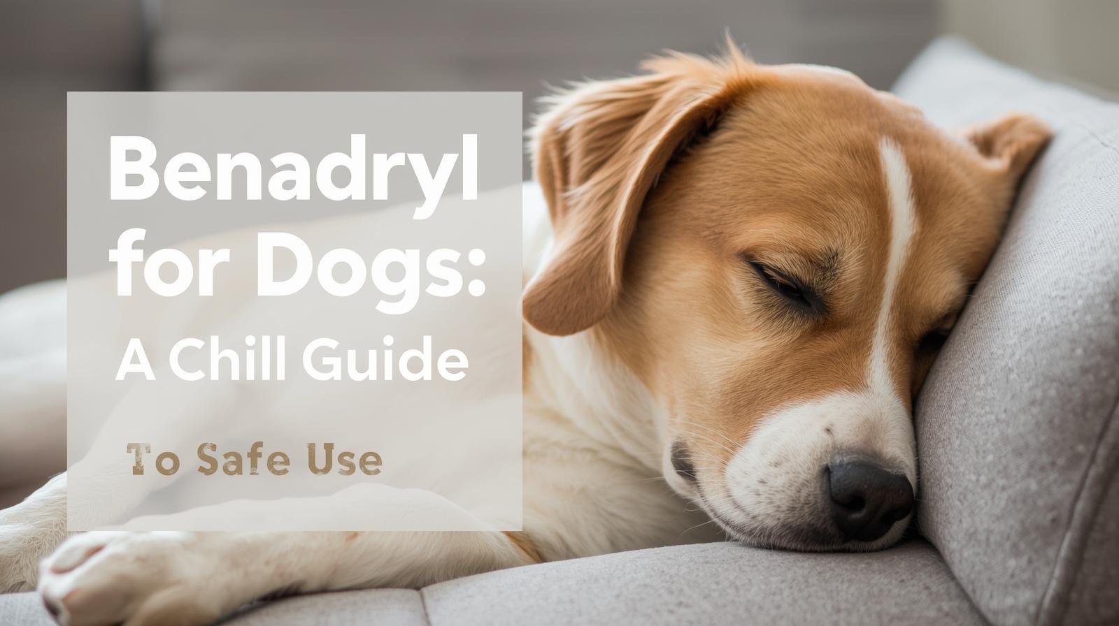 Benadryl for Dogs: A Chill Guide to Safe Use