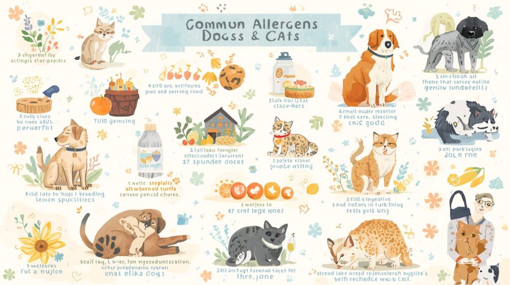Common Allergies in Dogs and Cats