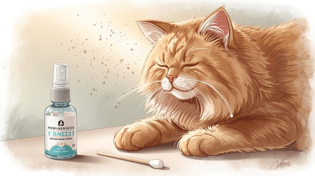 cat sneezing a lot